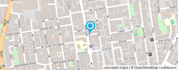 מפת הגעה אל ישראלה ליין קוסמטיקה שנות 2000 בע"מ