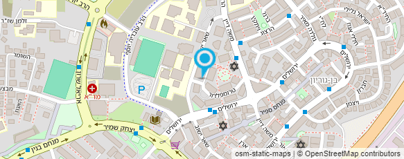 מפת הגעה אל ד"ר וינוגרדוב קלאודיה