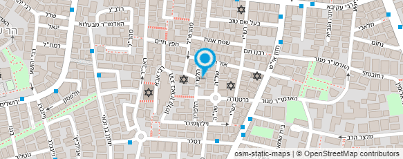 מפת הגעה אל ישיבת טשערנאביל לצעירים "תפארת משולם זוסיא"