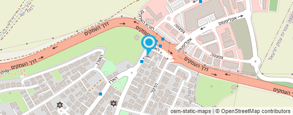 מפת הגעה אל המרכז לחומרי בנין