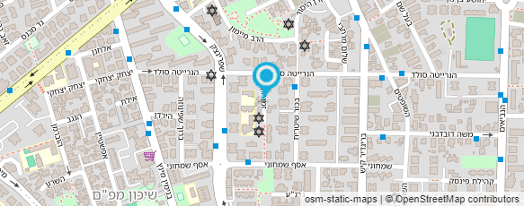 מפת הגעה אל גני צהרונית שלי