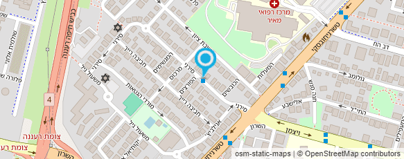 מפת הגעה אל מ.פ. גינון