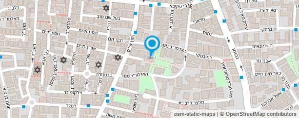 מפת הגעה אל אורבך הרב אברהם