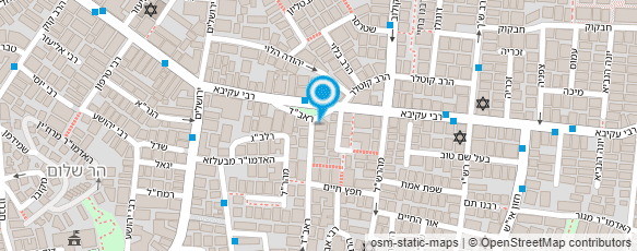 מפת הגעה אל הורוביץ הרב יוסף