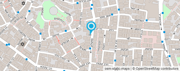 מפת הגעה אל כהן הרב ראובן