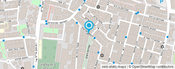 מפת הגעה אל כץ הרב ברוך