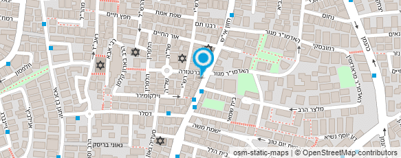 מפת הגעה אל כץ הרב זאב ברוך