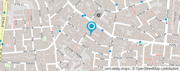 מפת הגעה אל מאיר הרב יצחק