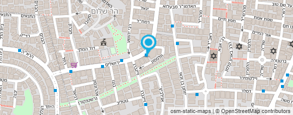 מפת הגעה אל מרכז הדלת מפת הגעה אל מרכז הדלת