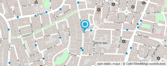 מפת הגעה אל רבין הרב הכהן פנחס