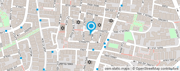 מפת הגעה אל רוזנבוים הרב ניסן