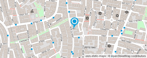 מפת הגעה אל צדוק הרב שלמה