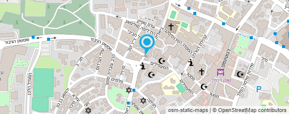 מפת הגעה אל ביה"ס האורתודוקסי