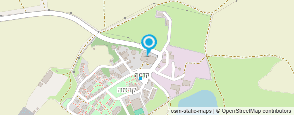 מפת הגעה אל כפר הנוער קדמה