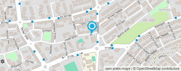 מפת הגעה אל בית ספר שחפים