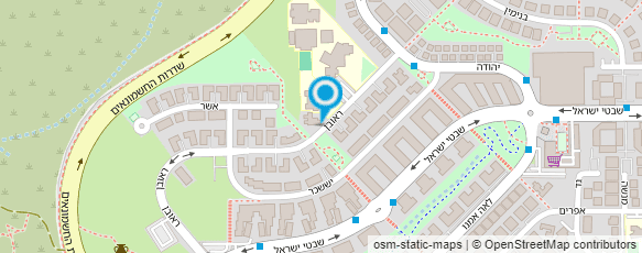 מפת הגעה אל "רעים" בית ספר יסודי