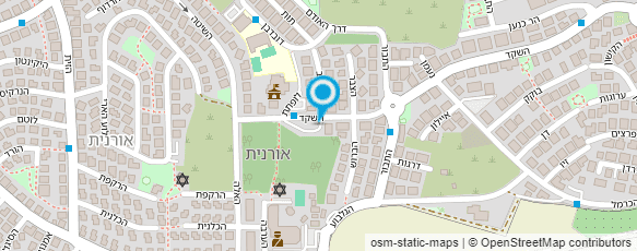 מפת הגעה אל אורנית