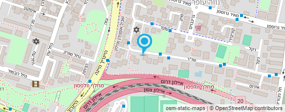 מפת הגעה אל ביה"ס שזר