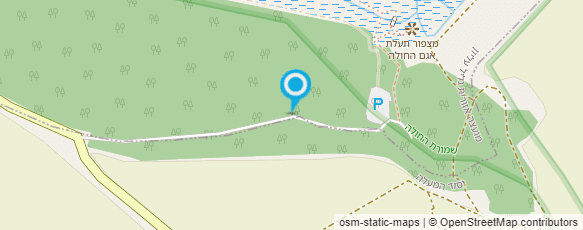 מפת הגעה אל שמורת טבע החולה