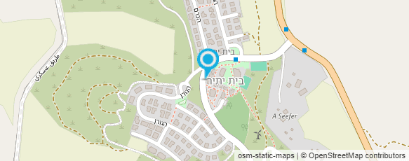 מפת הגעה אל בית יתיר