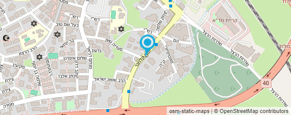 מפת הגעה אל פנצ'ריה באר יעקב 24/7