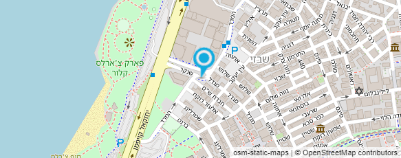 מפת הגעה אל לשכת המסחר ישראל-איטליה