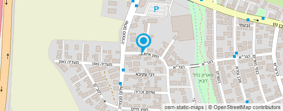 מפת הגעה אל מרכז התיקונים הארצי