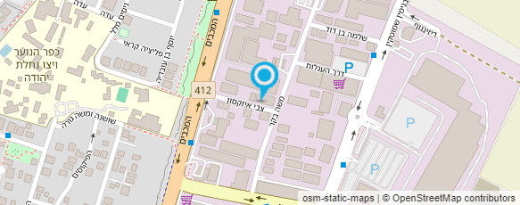 מפת הגעה אל מכללת אולטרה-נט טכנולוגיות בע"מ