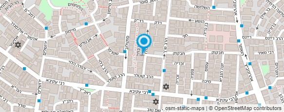 מפת הגעה אל ישיבת ספינקא בא"י