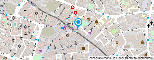 מפת הגעה אל סל מתוק - פיצוחי ירושלים