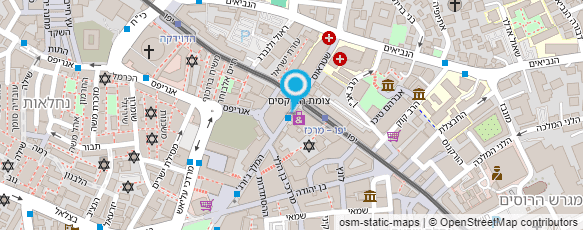 מפת הגעה אל מרפאת עור הפעמון