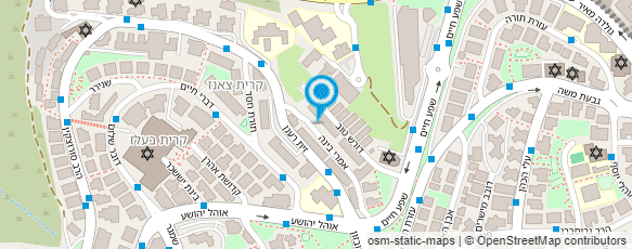 מפת הגעה אל א.י.ה.ת. סמינר לבנות של אש התורה