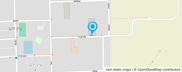 מפת הגעה אל אואזיס גדיש עין יהב