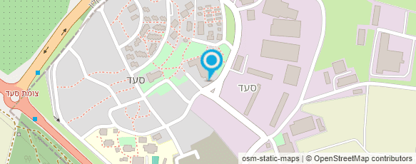 מפת הגעה אל מוסך סעד מפת הגעה אל מוסך סעד