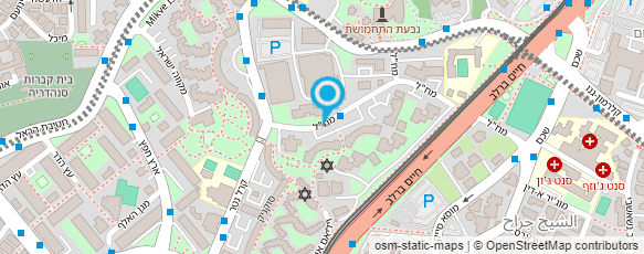 מפת הגעה אל הירשפלד מיכל