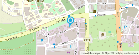 מפת הגעה אל מחסני עירית נס-ציונה