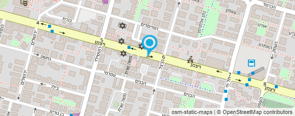 מפת הגעה אל מטקוביץ' אדריכלים