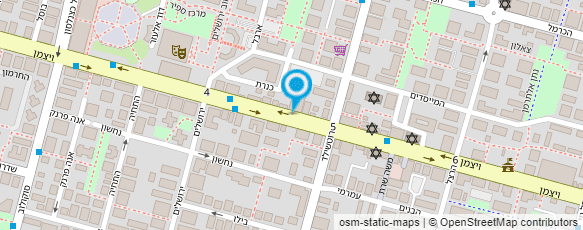 מפת הגעה אל היכל הספורט הנעלה והלבשה