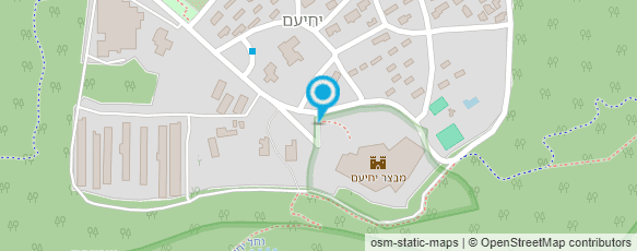 מפת הגעה אל מבצר יחיעם