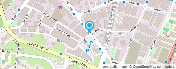 מפת הגעה אל מרחב אבטחה שמירה נקיון ושרותים בע"מ