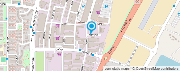 מפת הגעה אל אדוה מיכאלי מתכננת גנים