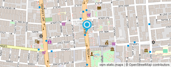 מפת הגעה אל עו"ד קולבובסקי דוד