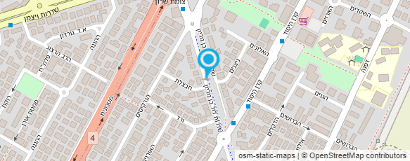 מפת הגעה אל רוטמן משה