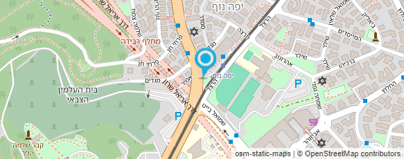 מפת הגעה אל הספריה העירונית בית הכרם