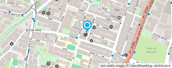 מפת הגעה אל הספריה העירונית בקעה