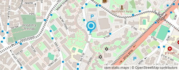 מפת הגעה אל הספריה העירונית רמת אשכול