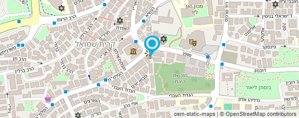 מפת הגעה אל פרופ' לוטן חיים