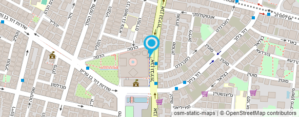 מפת הגעה אל מרכז ענב לתרבות