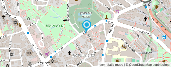 מפת הגעה אל גנים