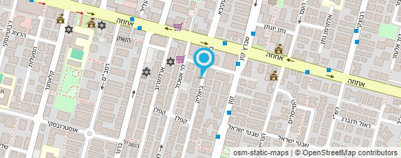 מפת הגעה אל ירוק בעיר